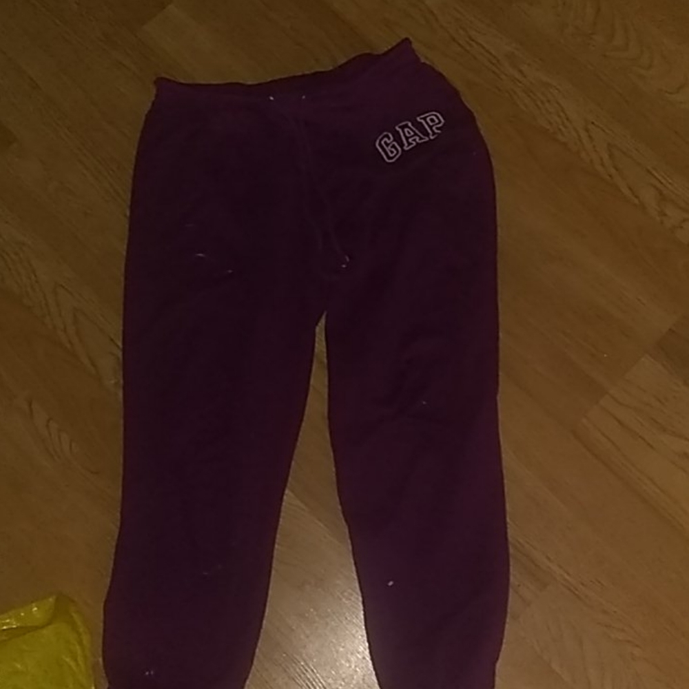 Crimson red sweatpants